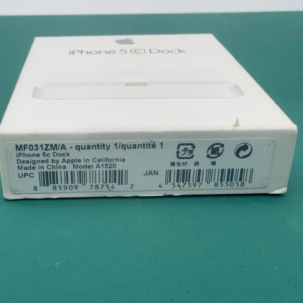 Genuine Apple iPhone 5c Dock MF031ZM/A A1520 Lightning Charging Dock OEM